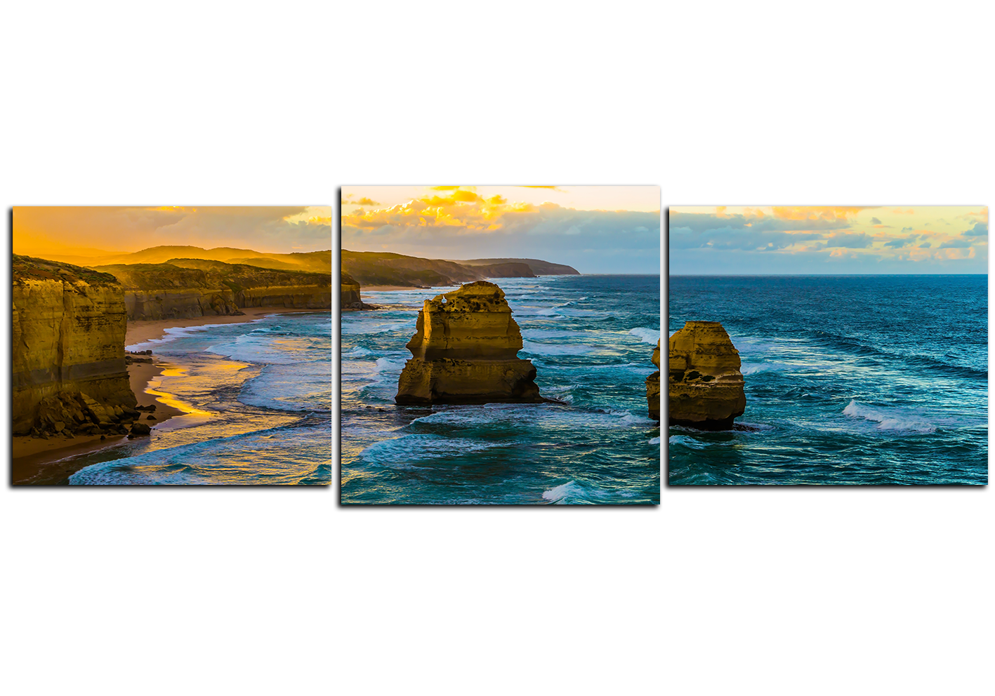 Obraz na plátně - Pobřeží Tichého oceánu - panoráma Obraz na plátně - Pobřeží Tichého oceánu - panoráma